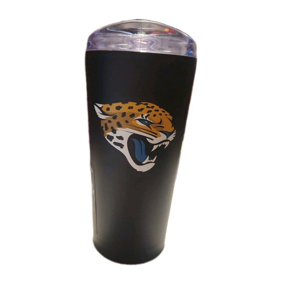 Jacksonville Jaguars Travel Tumbler 20oz Powder Coat Stainless Steel